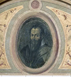 Porträt eines Mannes, Camera della Fama, 1548